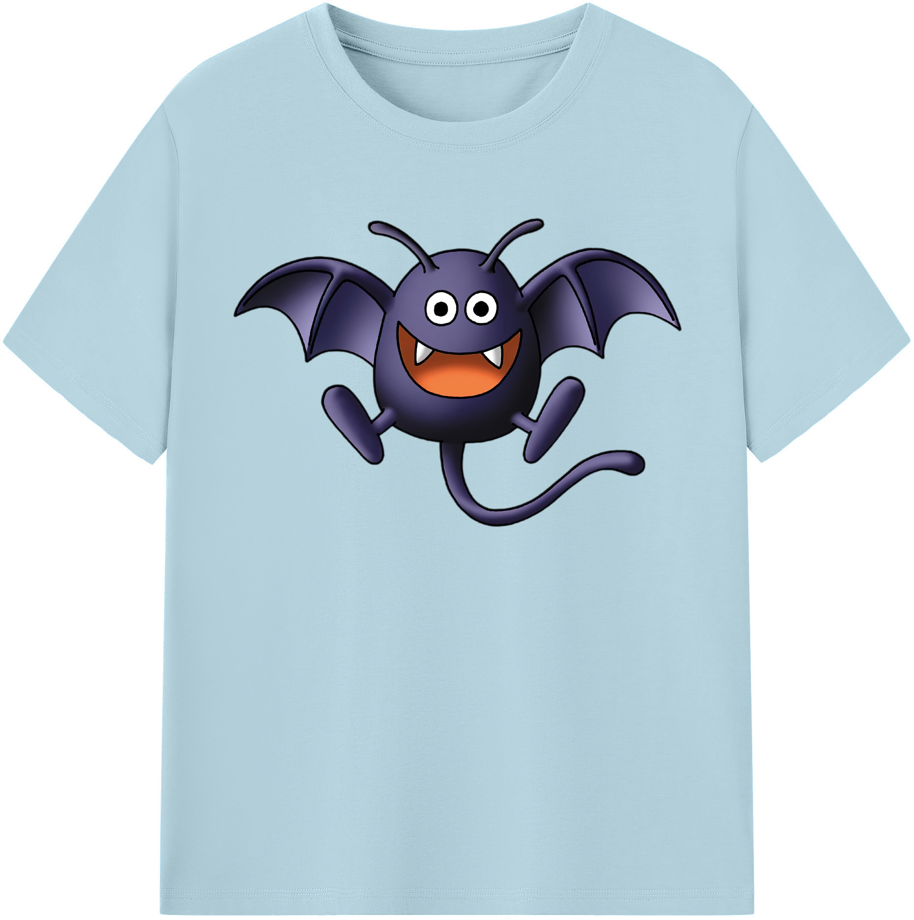 （画像用） ドラゴンクエスト Doragon Kuesuto Dragon Quest 綿100％半袖Tシャツ（フロントプリント）